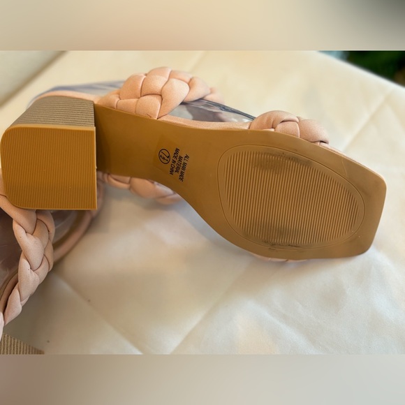 “Soda” Brand Blush Pink Strap Heels - Picture 5 of 5